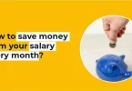 how to save salary every month